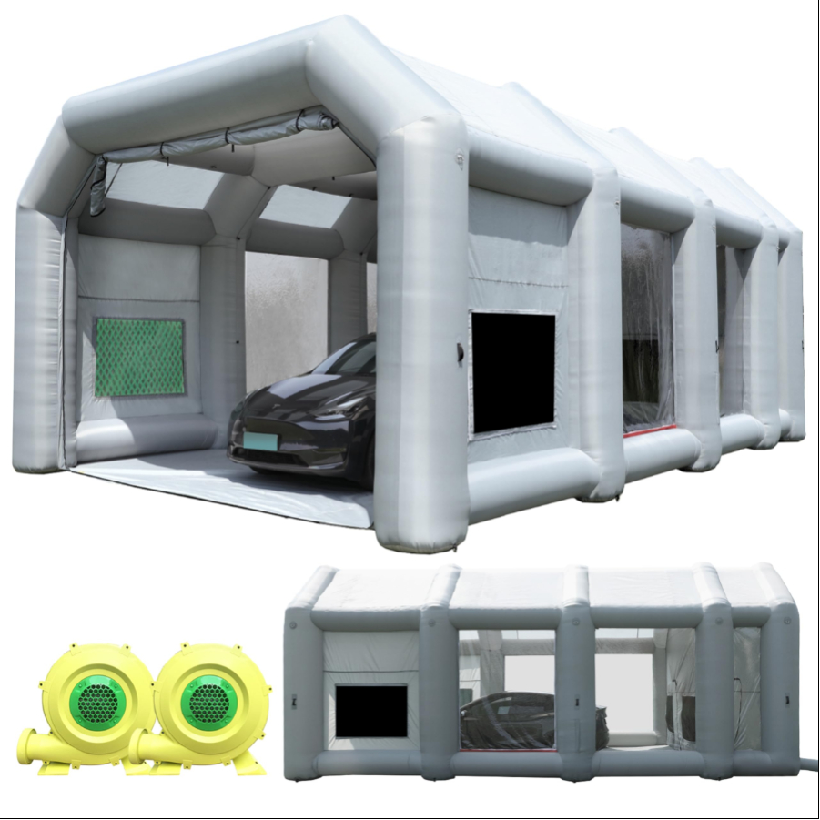 高速航空配送 26x14x10フィート インフレータブル塗装 - Inflatable Paint Booth のレビューと価格
