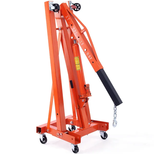 VEVOR 油圧式エンジンホイスト（レバー付き）、2トン/4 - Engine Hoist Crane のレビューと価格
