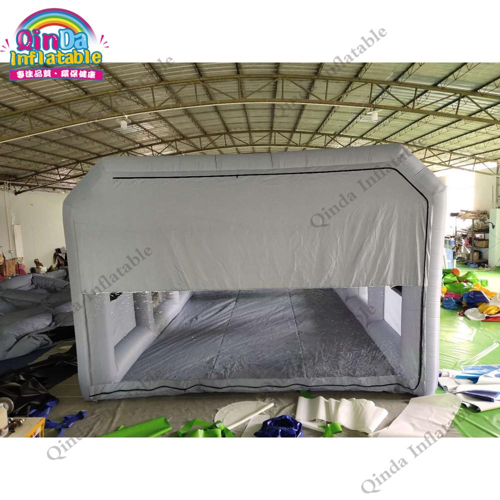 高品質スプレー塗装テント 10X5x3.5M 車用インフレー - Inflatable Paint Booth のレビューと価格