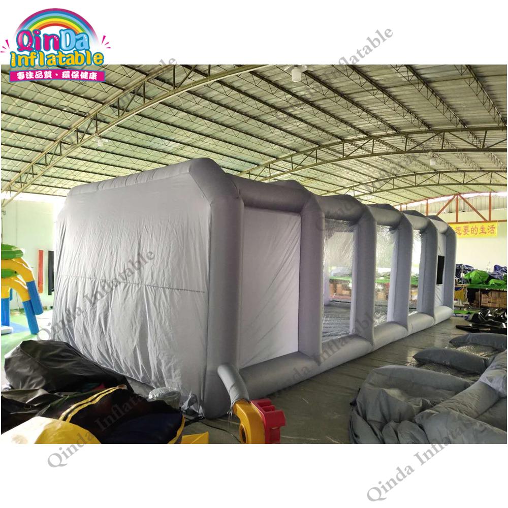高品質スプレー塗装テント 10X5x3.5M 車用インフレー - Inflatable Paint Booth のレビューと価格