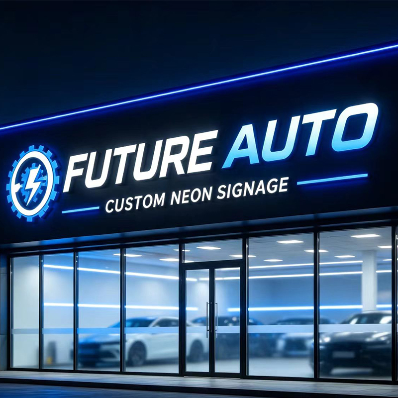 3D カスタム LED 照明付き文字看板屋外耐候性自動車修理 - Auto Repair Shop Logo のレビューと価格