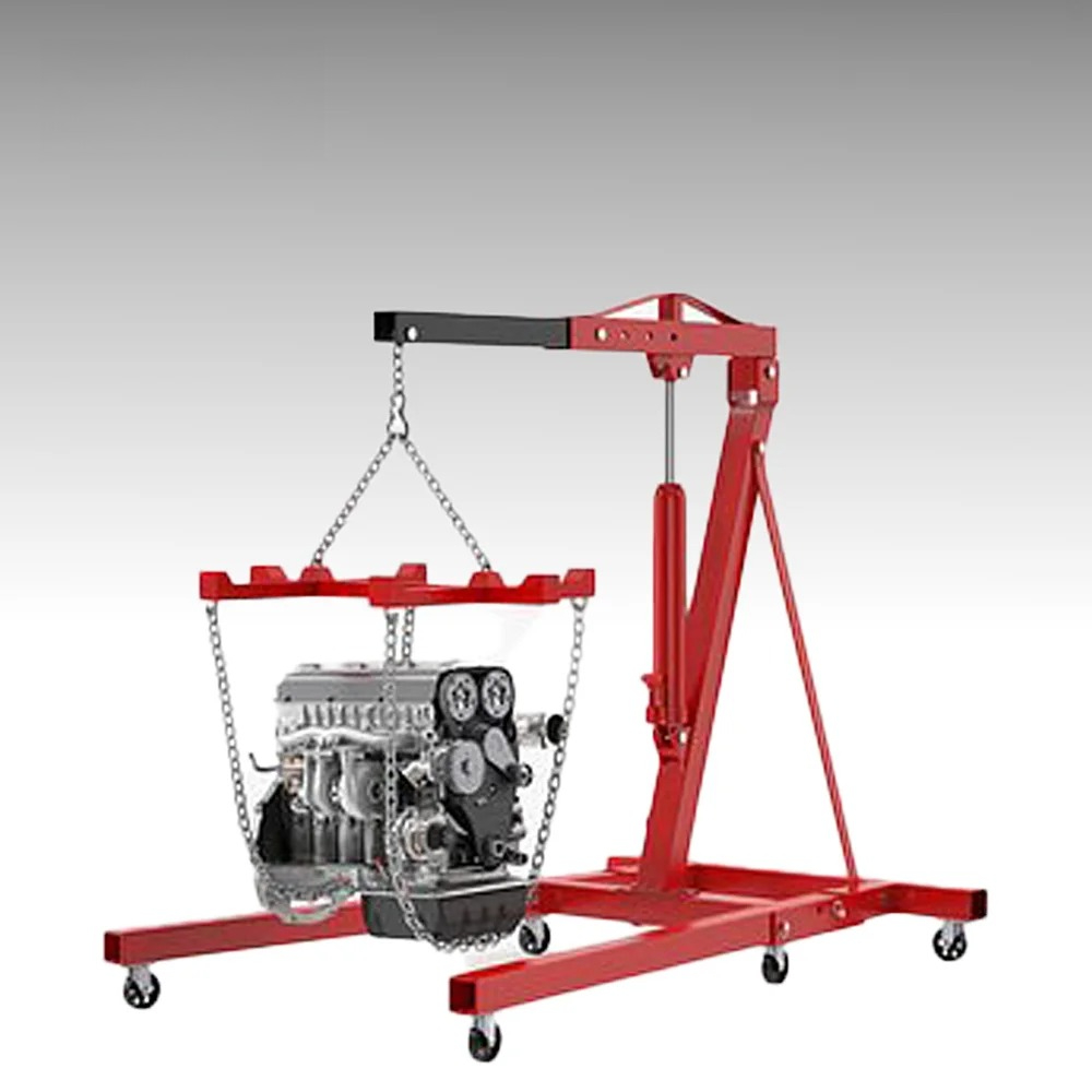 高品質エンジンホイストリフティングツール2トン折りたたみ式シ - Engine Hoist Crane のレビューと価格