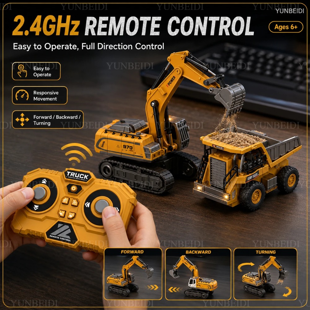 リモートコントロールミニ合金車 1:64 フォークリフトクレ - Engine Hoist Crane のレビューと価格
