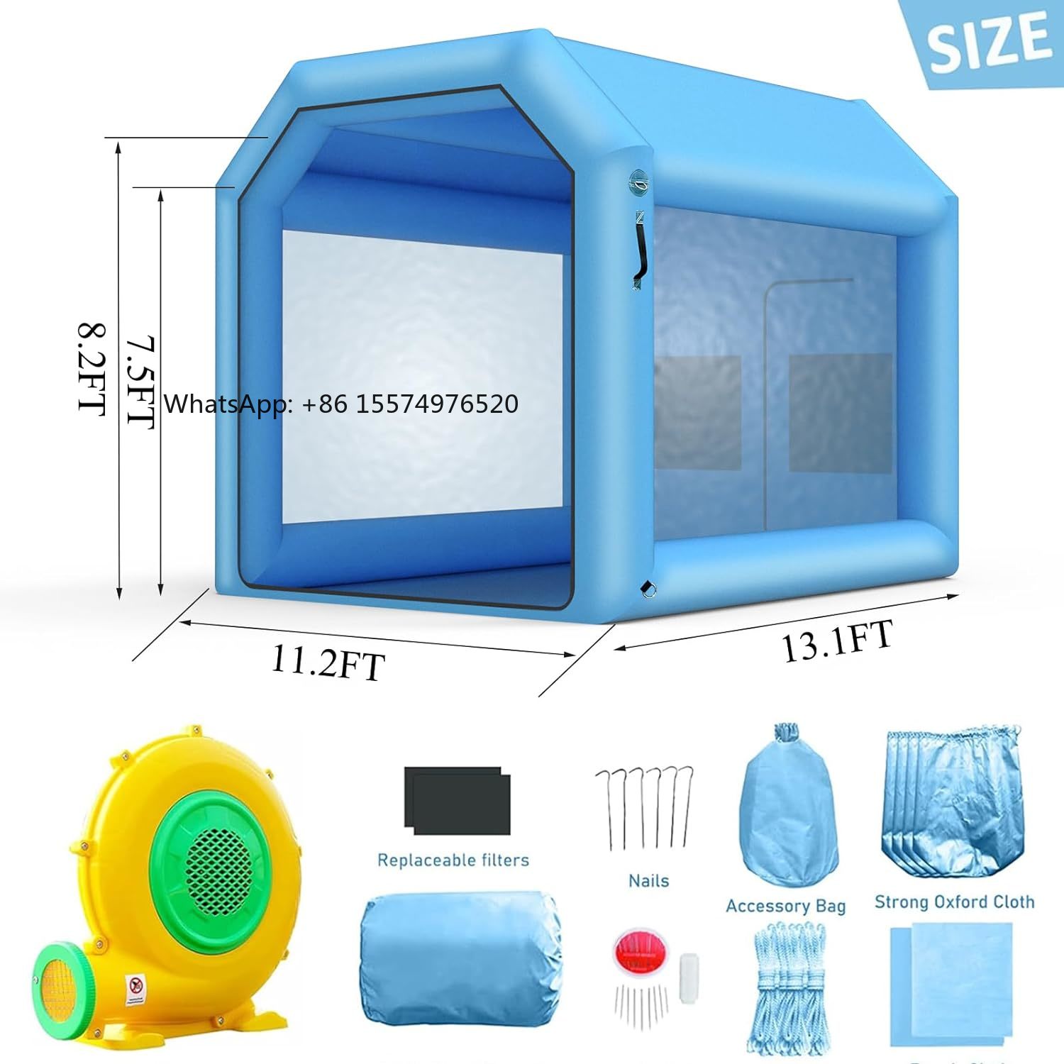 2026年 - 特注巨大白色インフレータブルカーガレージテン - Inflatable Paint Booth のレビューと価格